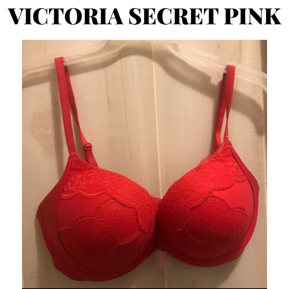 Red Victoria Secret  bombshell push up padded bra